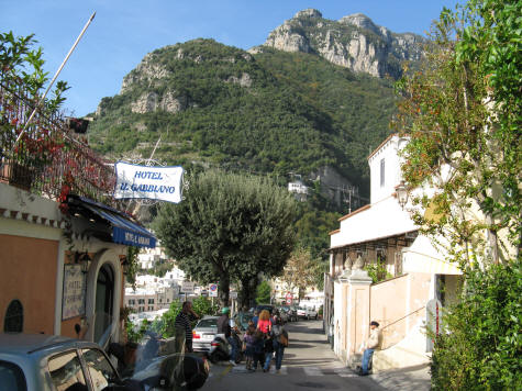 Street in Positano Italy